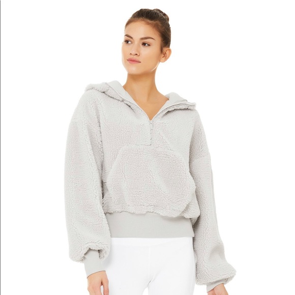 streetside half zip hoodie alo